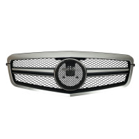 Решетка радиатора SL Silver на Mercedes-Benz E-Class W212 2009-2013 года