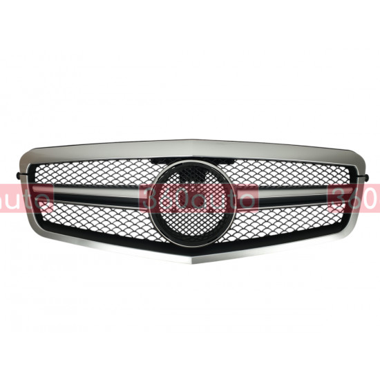 Решетка радиатора SL Silver на Mercedes-Benz E-Class W212 2009-2013 года