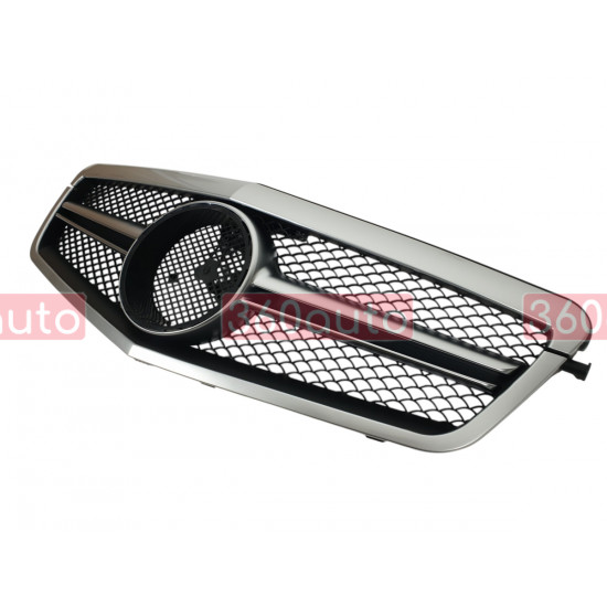 Решетка радиатора SL Silver на Mercedes-Benz E-Class W212 2009-2013 года
