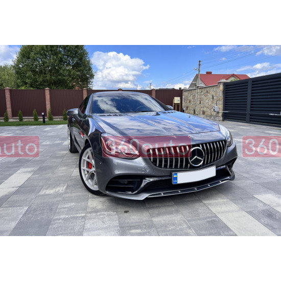 Решетка радиатора (GT Chrome Black) на Mercedes-Benz SLC-Class R172 2016-2020 года