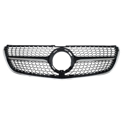 Решетка радиатора (Diamond Black) на Mercedes-Benz V-Class W447 2019-2023 года