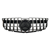 Решетка радиатора (GT Chrome Black) на Mercedes-Benz GLK-Class X204 2008-2012 года