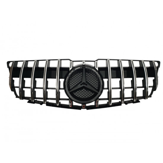 Решетка радиатора (GT Chrome Black) на Mercedes-Benz GLK-Class X204 2008-2012 года