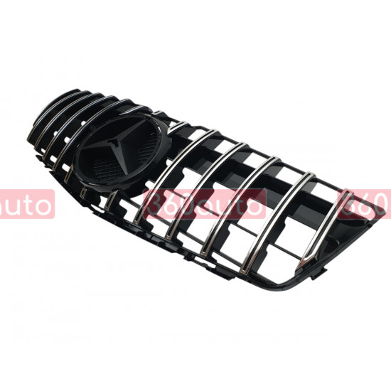 Решетка радиатора (GT Chrome Black) на Mercedes-Benz GLK-Class X204 2008-2012 года