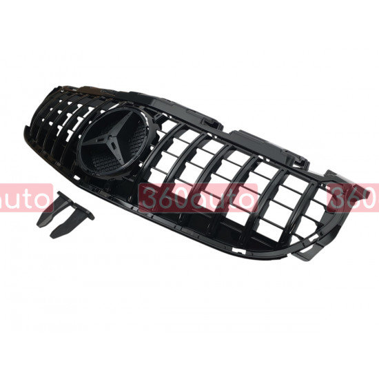 Решетка радиатора (GT Full Black) на Mercedes-Benz SLC-Class R172 2016-2020 года