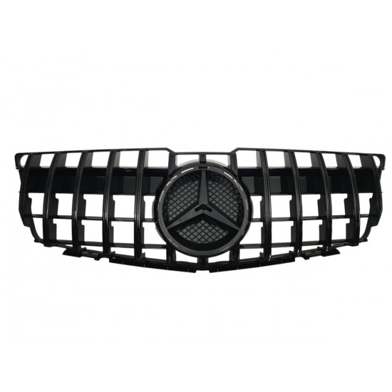 Решетка радиатора (GT Full Black) на Mercedes-Benz GLK-Class X204 2008-2012 года