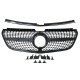 Решетка радиатора (Diamond Black) на Mercedes-Benz VITO-Class W447 2019-2023 года