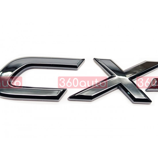 Автологотип надпись Mazda CX-5 черный глянец