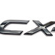 Автологотип надпись Mazda CX-5 черный глянец