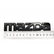 Автологотип надпись Mazda черный глянец