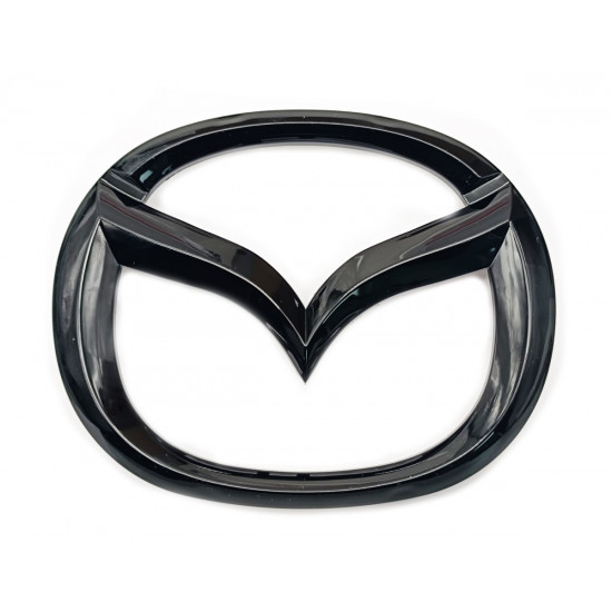 Эмблема в решетку радиатора Mazda CX-5 черный глянец