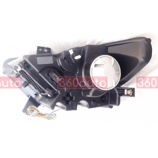 Передние фары на Ford Mustang 2014-2017 Full LED 2024 look черные