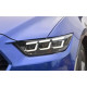 Передние фары на Ford Mustang 2014-2017 Full LED 2024 look черные