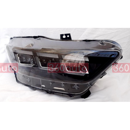 Передние фары на Ford Mustang 2014-2017 Full LED 2024 look черные
