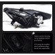 Передние фары на Ford Mustang 2014-2017 Full LED 2024 look черные