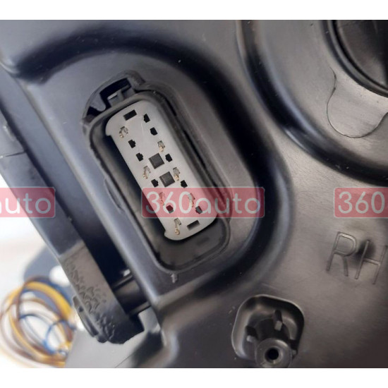 Передние фары на Ford Mustang 2014-2017 Full LED 2024 look черные