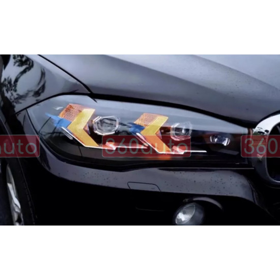 Передние фары на BMW X5 F15 2013-2018 FULL LED стиль G05 2024
