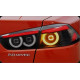 Задние фонари на Mitsubishi Lancer X 2007-2017 LED черный стиль JDM