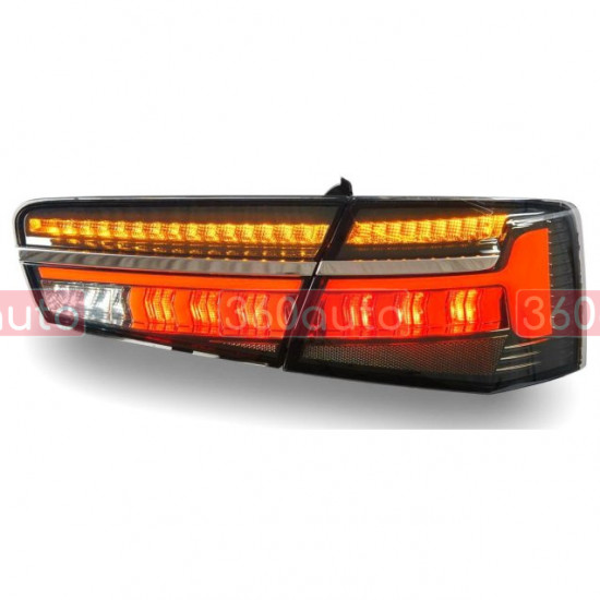 Задние фонари на Audi A6 C7 2011-2015 Sedan Full LED красные