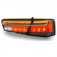 Задние фонари на Audi A6 C7 2011-2015 Sedan Full LED красные