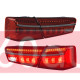 Задние фонари на Audi A6 C7 2011-2015 Sedan Full LED красные