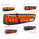 Задние фонари на Audi A6 C7 2011-2015 Sedan Full LED красные