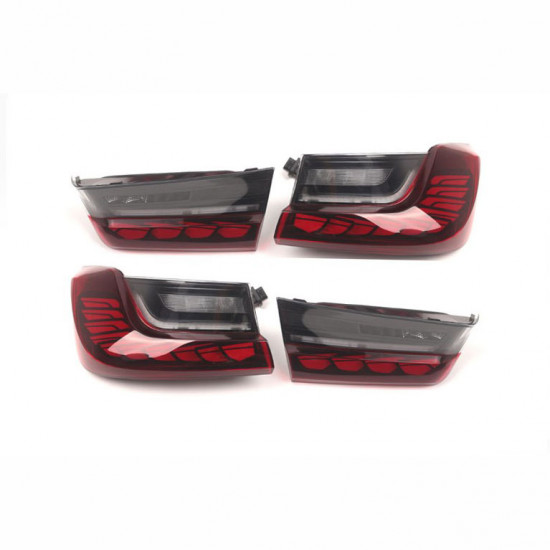 Задние фонари на BMW 3 Series G20 2018- OLED Dragon Scale