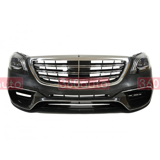 Комплект рестайлинга (стиль S63 AMG 2017+) на Mercedes-Benz S-Class W222 2013-2017 года