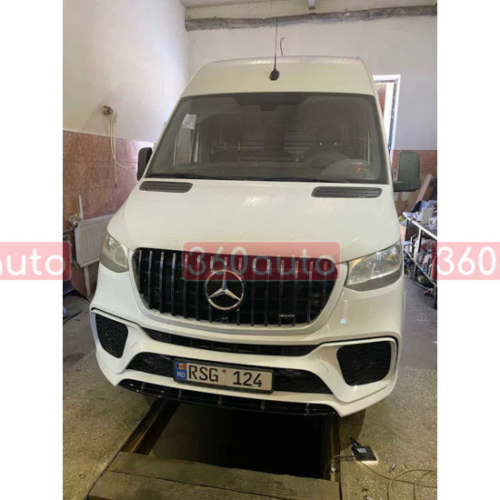 Передний бампер (AMG) на Mercedes-Benz SPRINTER W907 2017-2025 года