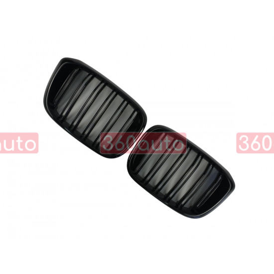 Ноздри Черный глянец (Двойные M-Look) Китай на BMW X3 G01 2018-2022