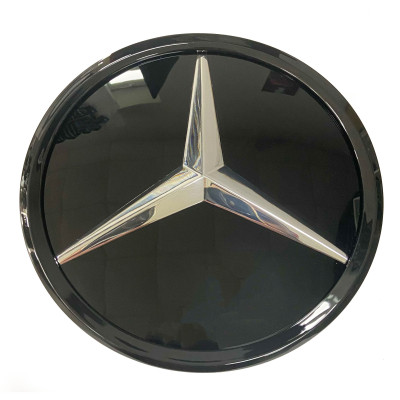 Емблема в решітку радіатора Mercedes-Benz C-class W204 2007-2013 A2078880260 дзеркальна зірка чорна