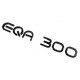 Автологотип шильдик эмблема надпись Mercedes EQA300 черный глянец