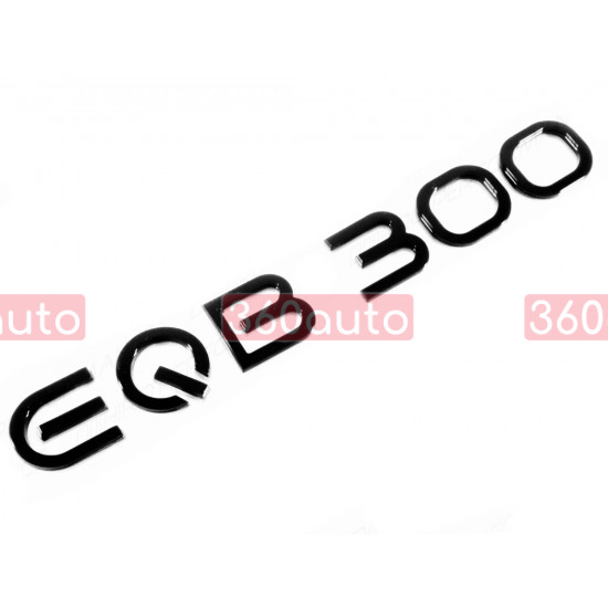 Автологотип шильдик эмблема надпись Mercedes EQB300 черный глянец