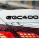 Автологотип шильдик эмблема надпись Mercedes EQC400 черный глянец