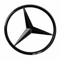 Задня емблема Mercedes-Benz GLA-class H247 2020- Чорний глянець