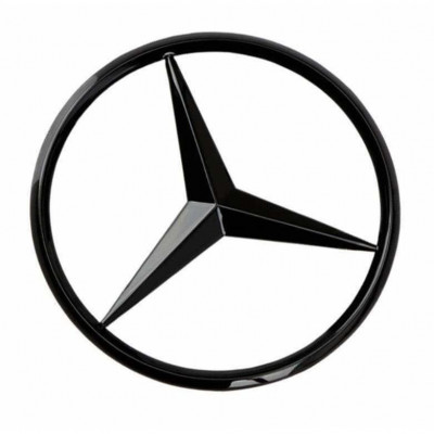 Задняя эмблема Mercedes-Benz GLA-class H247 2020- Черный глянец