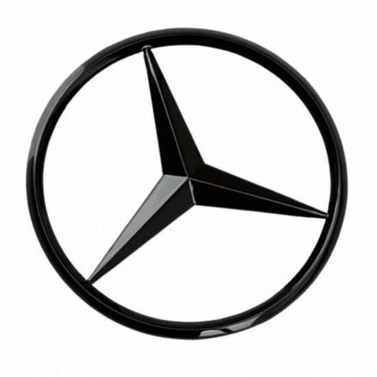Задняя эмблема Mercedes-Benz GLA-class H247 2020- Черный глянец