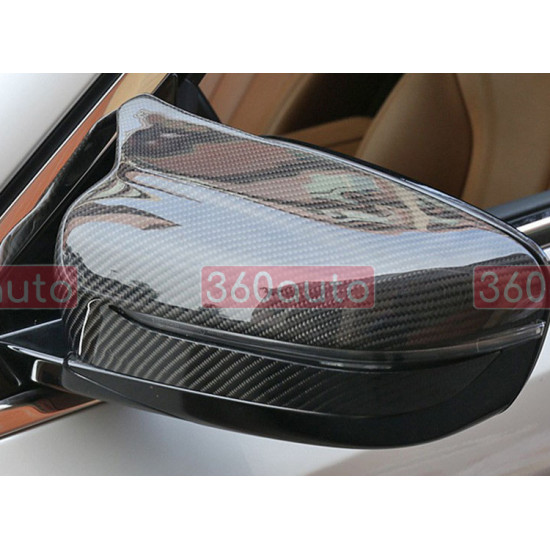 Карбоновые накладки на зеркала на BMW M2 G87, M3 G80, M4 G82 G83, M5 F90 ламинированные