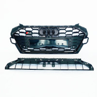 Рішітка радіатора на Audi A4 B9 2019-2023 стиль S4 Gloss / Matte