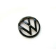 Накладки на эмблемы Volkswagen Golf 8 2021- черный глянец в радиаторную решетку +на крышку багажника