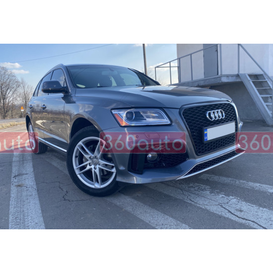 Передний бампер на Audi Q5 2012-2016 в стиле RSQ5 V3