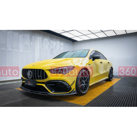 Передний бампер на Mercedes-Benz CLA-Class C118 2019-2022 в стиле CLA45 AMG