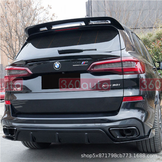Спойлер на BMW X5 G05 2018-2022 Paradigm Чорний глянець