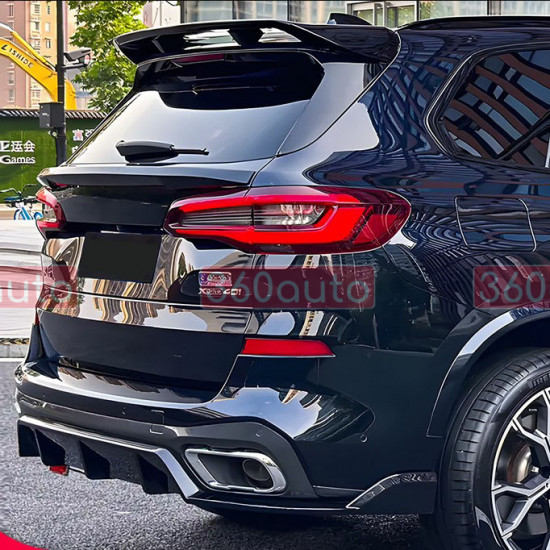 Спойлер на BMW X5 G05 2018-2022 Paradigm Чорний глянець