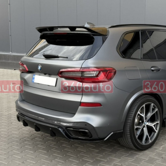 Спойлер на BMW X5 G05 2018-2022 Paradigm Чорний глянець
