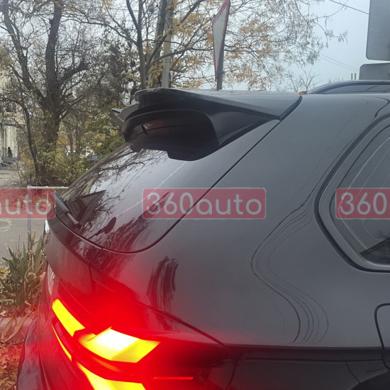 Спойлер на BMW X5 E70 2008-2013 стиль Paradigma Черный глянец