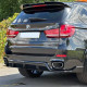 Спойлер на BMW X5 F15 2013- Paradigma черный глянец
