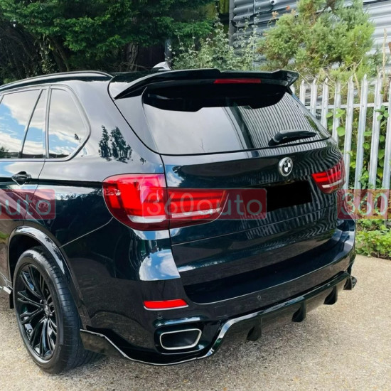 Спойлер на BMW X5 F15 2013- Paradigma черный глянец