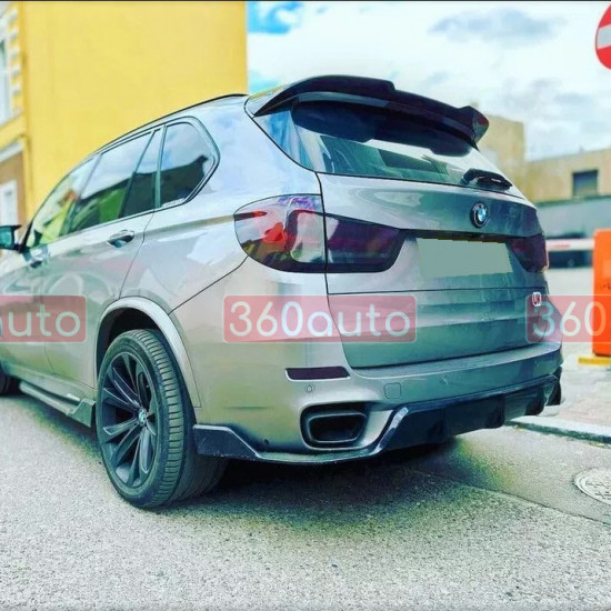 Спойлер на BMW X5 F15 2013- Paradigma черный глянец