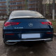 Спойлер на Mercedes-Benz CLA-class C118 2019- Sedan AMG 35 style черный глянец